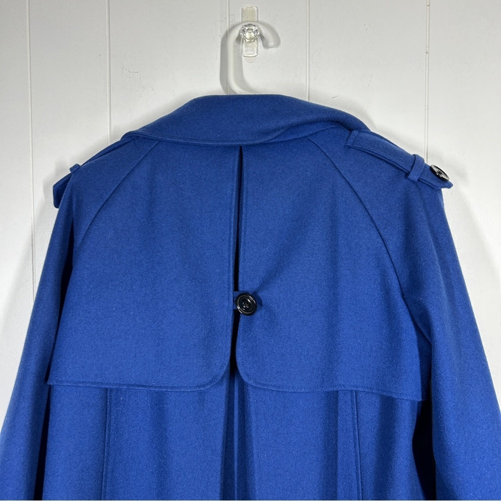 Calvin Klein Blue Button Front Winter Coat 8 - Picture 5 of 9